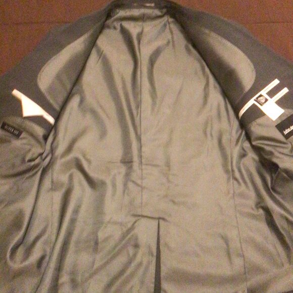 Men's Wool Suit Grey 46 Reg - Picture 5 of 15